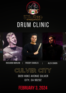 2024 Drumzilla Drum Clinic Culver City February