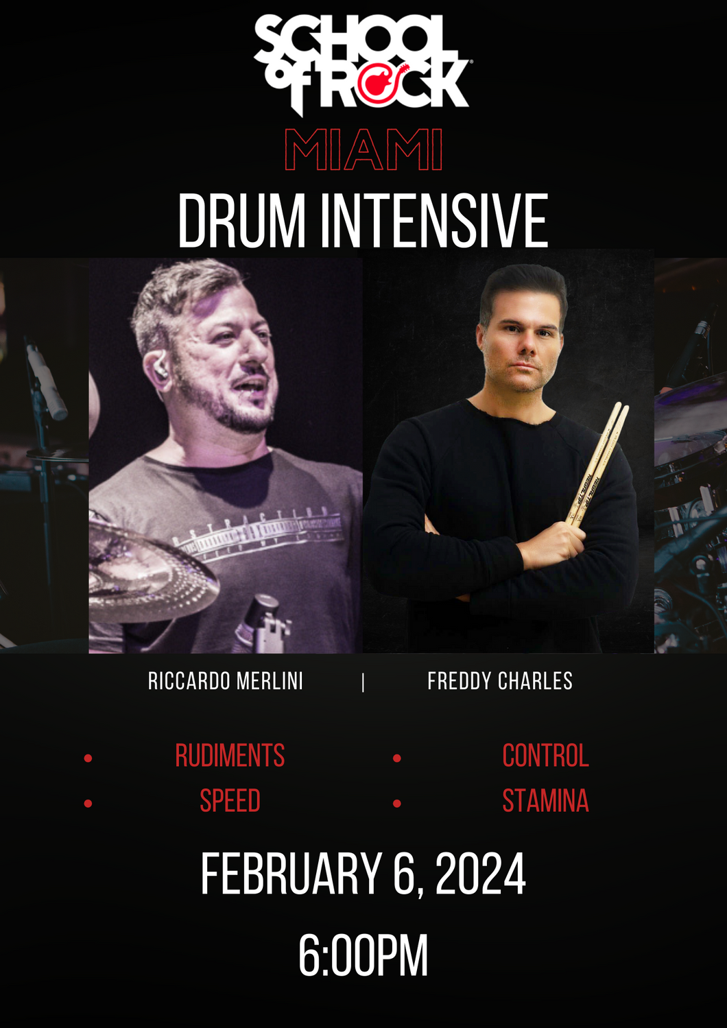 Miami Drum Clinic 2024 February 6th