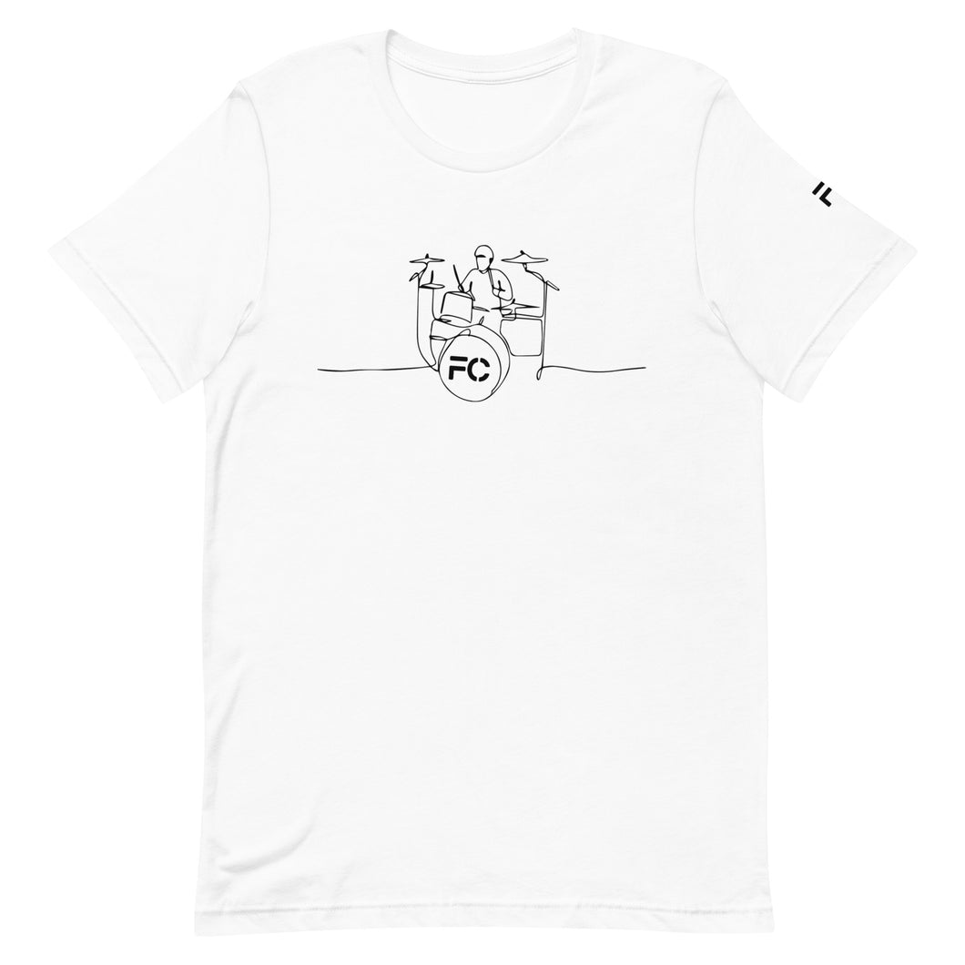Freddy Charles Drum Sketch T-Shirt